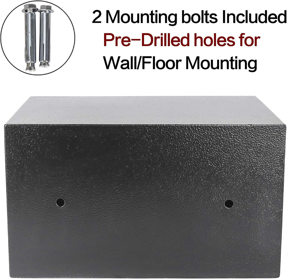 Steel Safe: Aliame Electronic Safe with LED Light Security