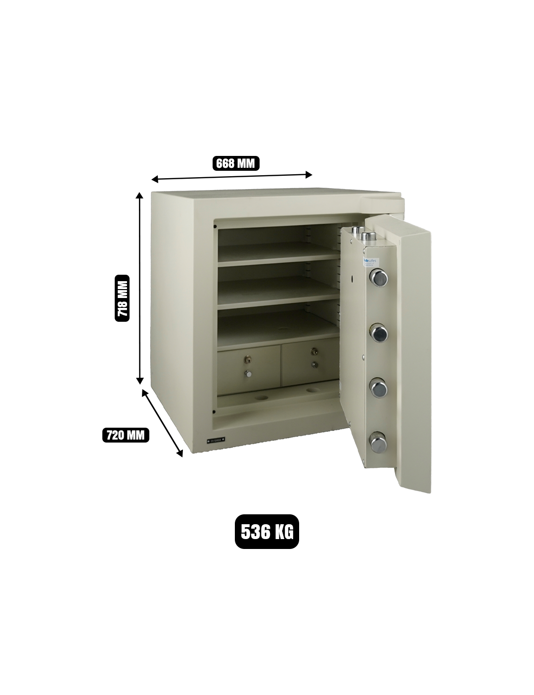 Chubbsafes Europa Safe Grade III T2 M-115 UAE | Axon Business Systems