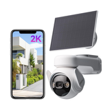 Imou 2K Outdoor Camera, Waterproof Dome Surveillance Cameras Cell AIO 3MP, Works with Alexa